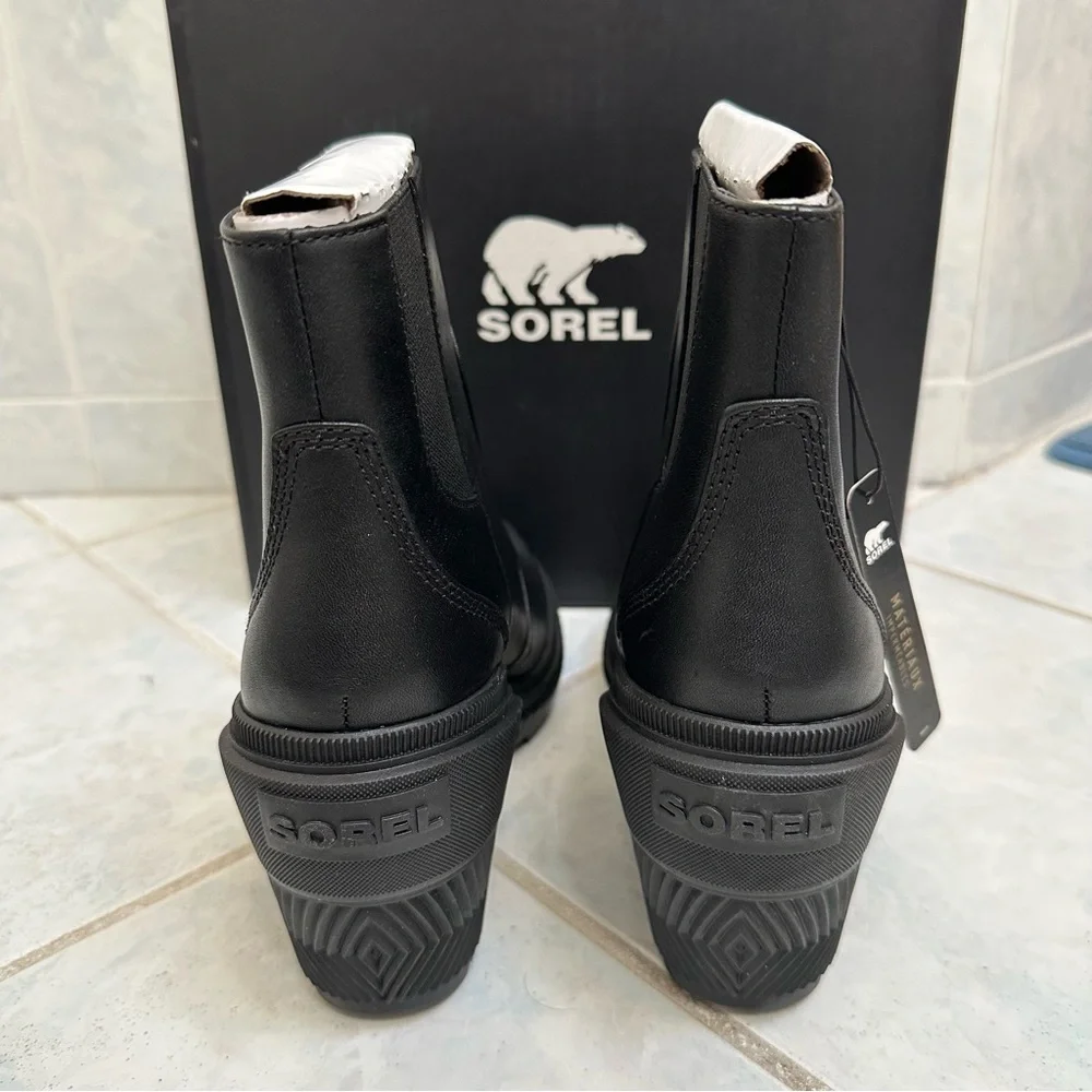 NWT Sorel ONA Ave Wedge Leather Ankle Boot Size 8.5